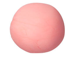 Ball of pink clay